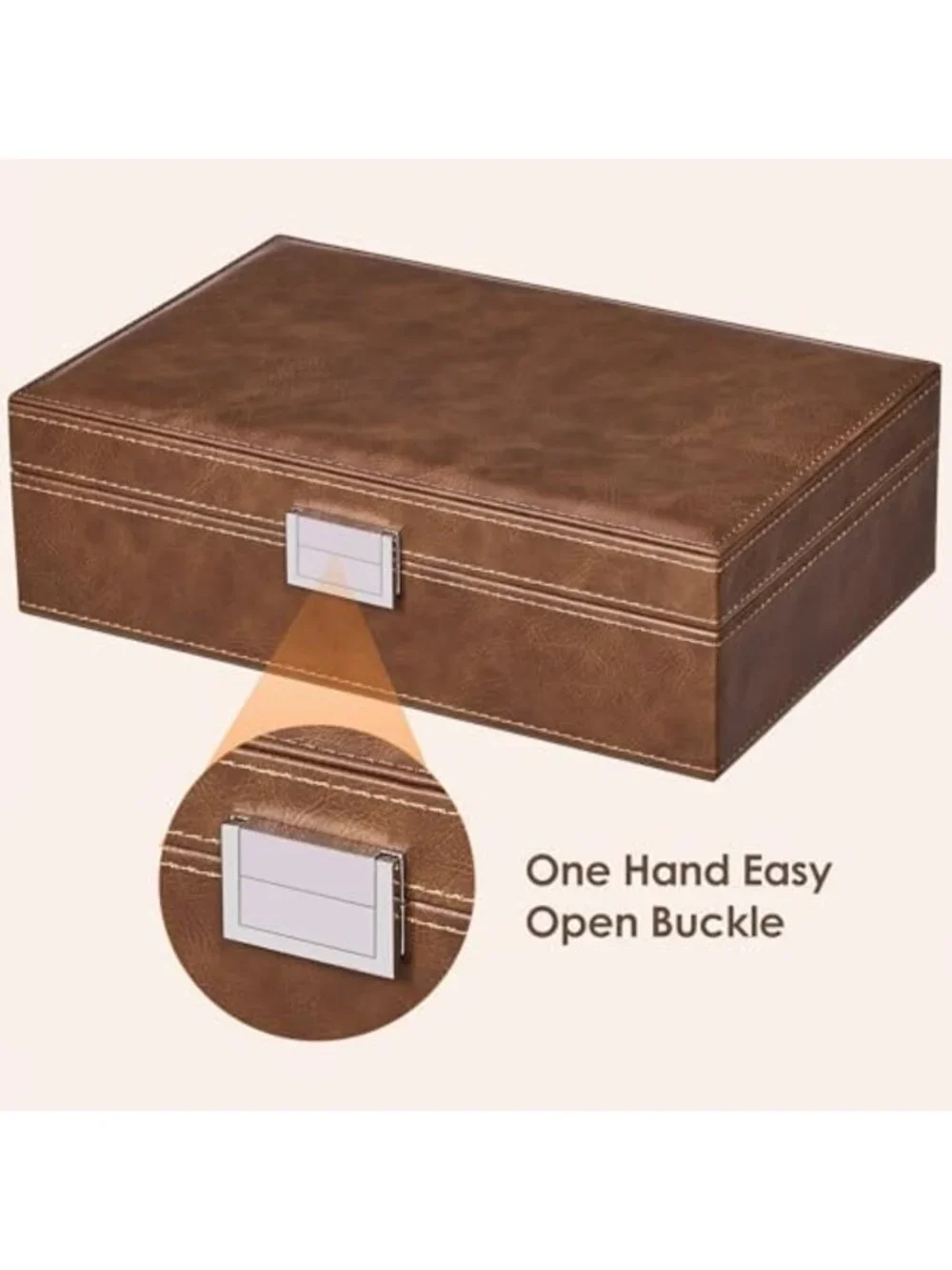 Stylish Jewelry Organizer Box for Men & Women - Perfect Gift & Storage Solution